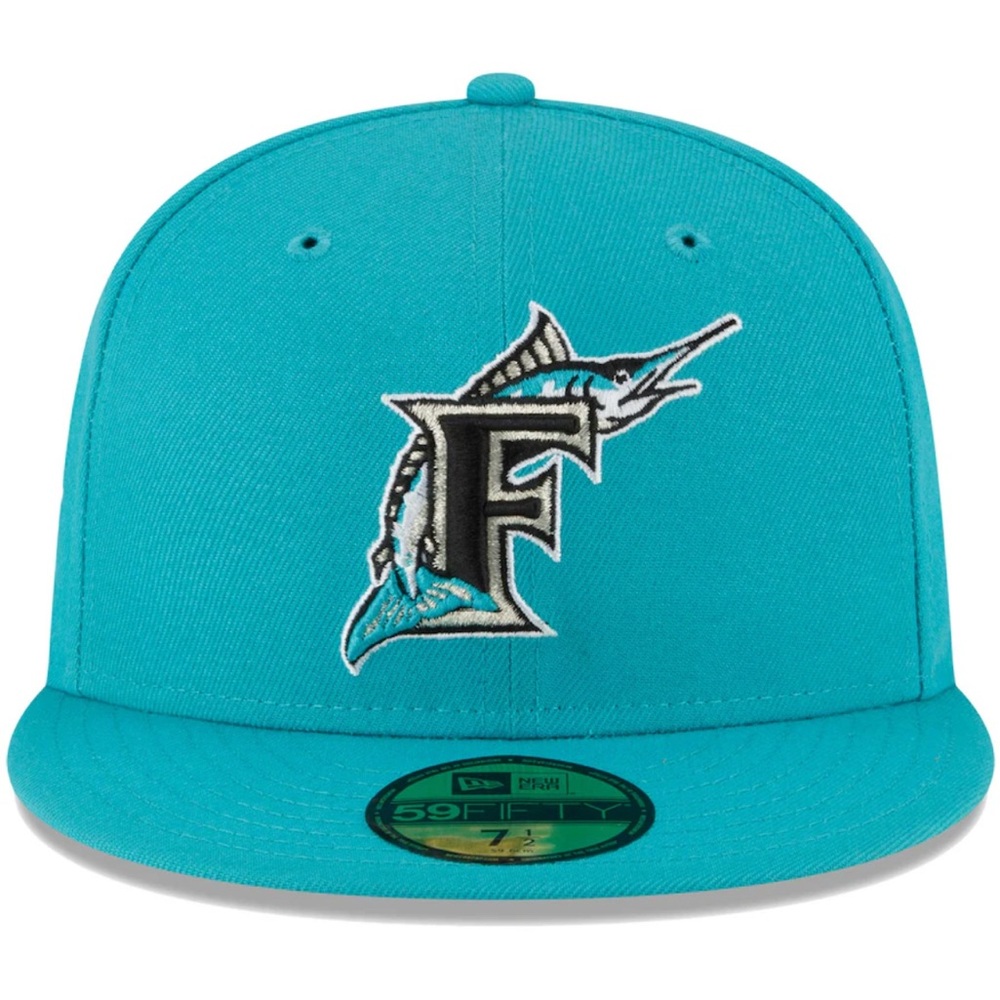 New Era Teal Marlin Logo Hat